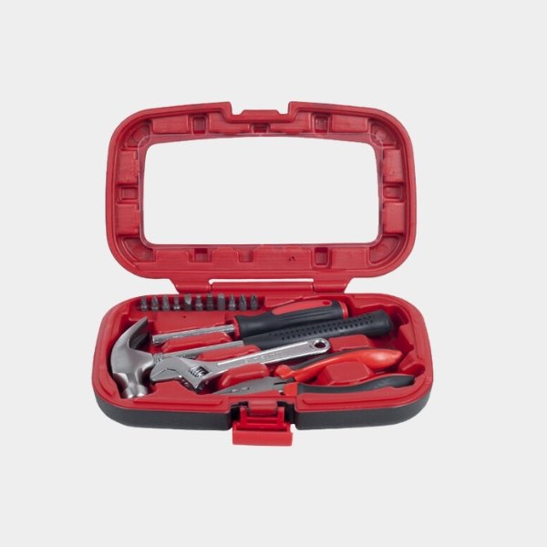 1-1-1.jpg Home Improvement Tool Kit - 15-Piece Household Hand Tools - Image 1