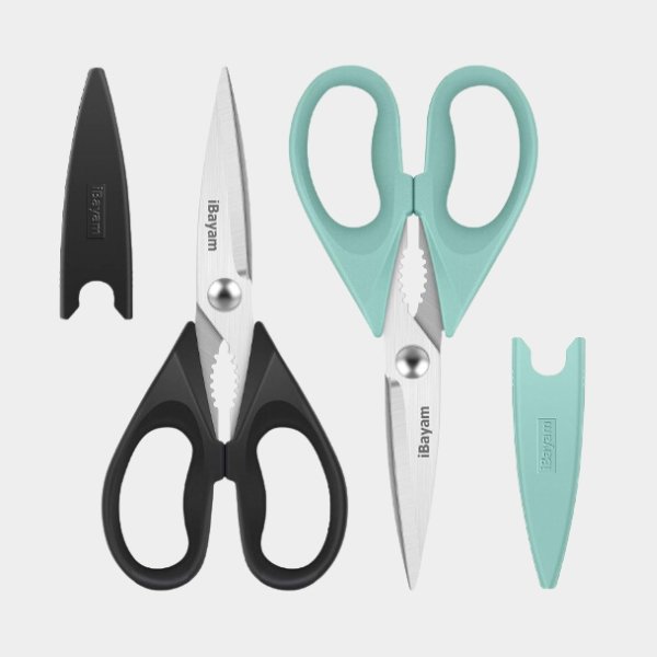 Home-1.jpg Kitchen Shears, iBayam Kitchen Scissors All Purpose Heavy Duty Meat Scissors Poultry Shears - Image 1